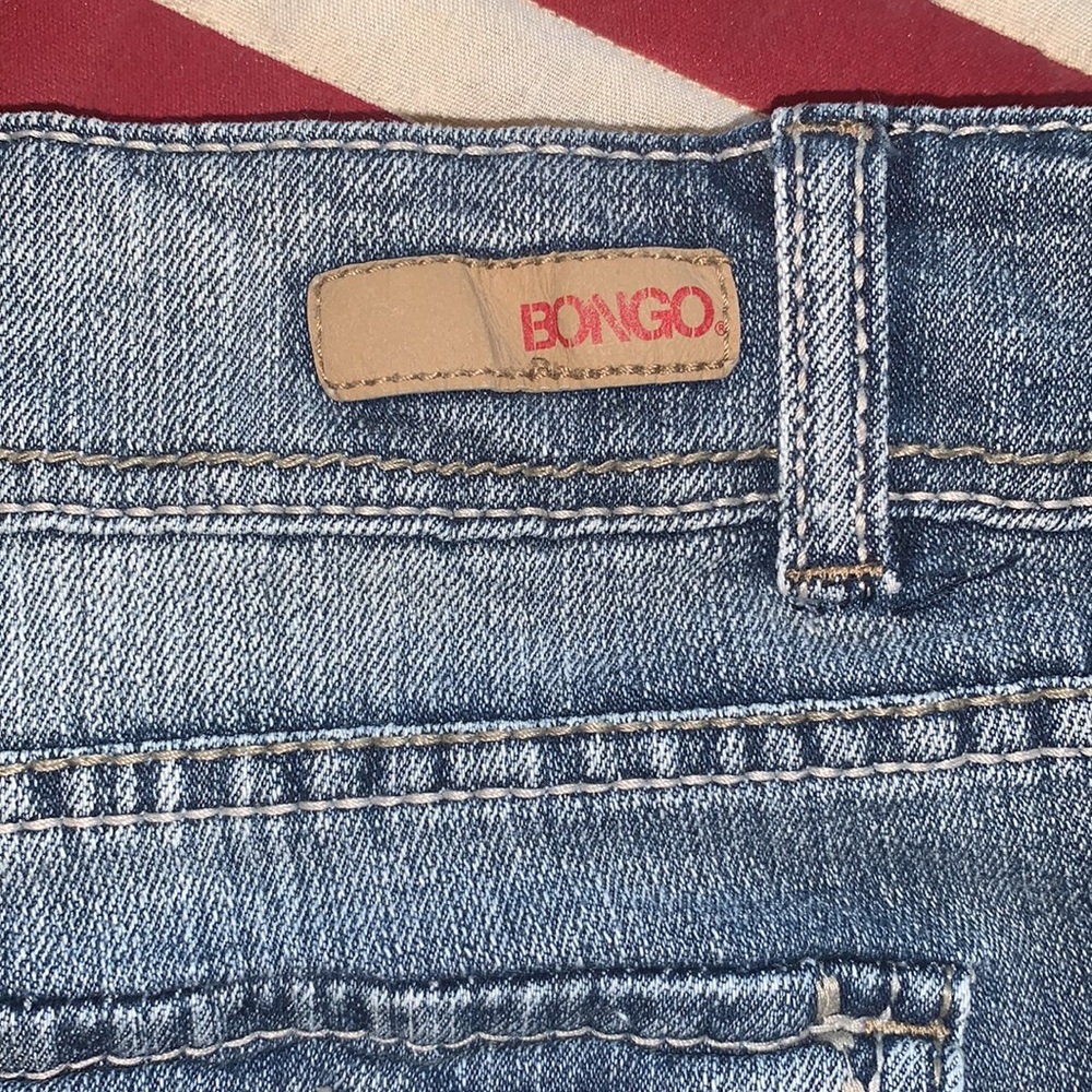 Jean SHORTS Size 9 Flap Pockets Frayed at Bottom - Picture 16 of 16
